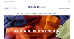 Desktop Screenshot of oakshottfabrics.com